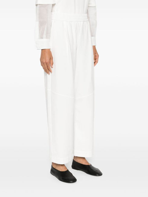 elasticated-waistband track pants